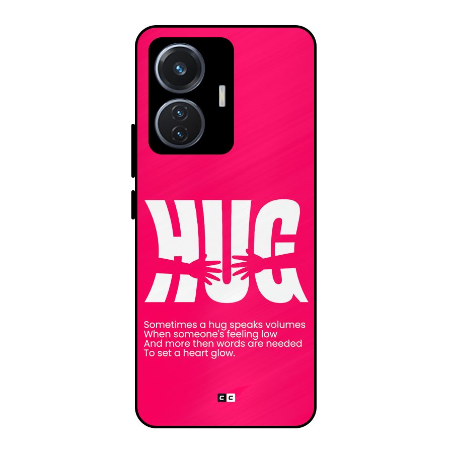 Hug Speaks Metal Back Case for iQOO Z6 44W