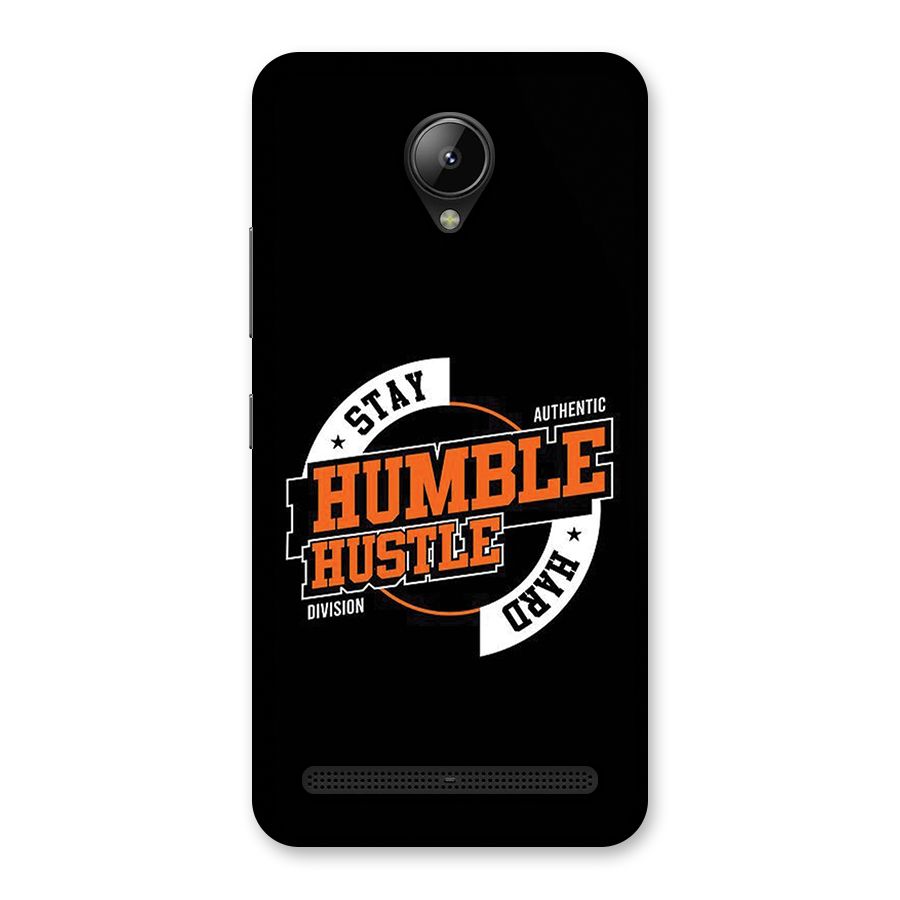 Humble Hustle Back Case for Lenovo C2