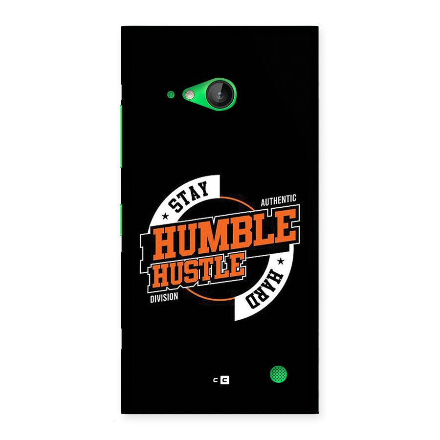Humble Hustle Back Case for Lumia 730
