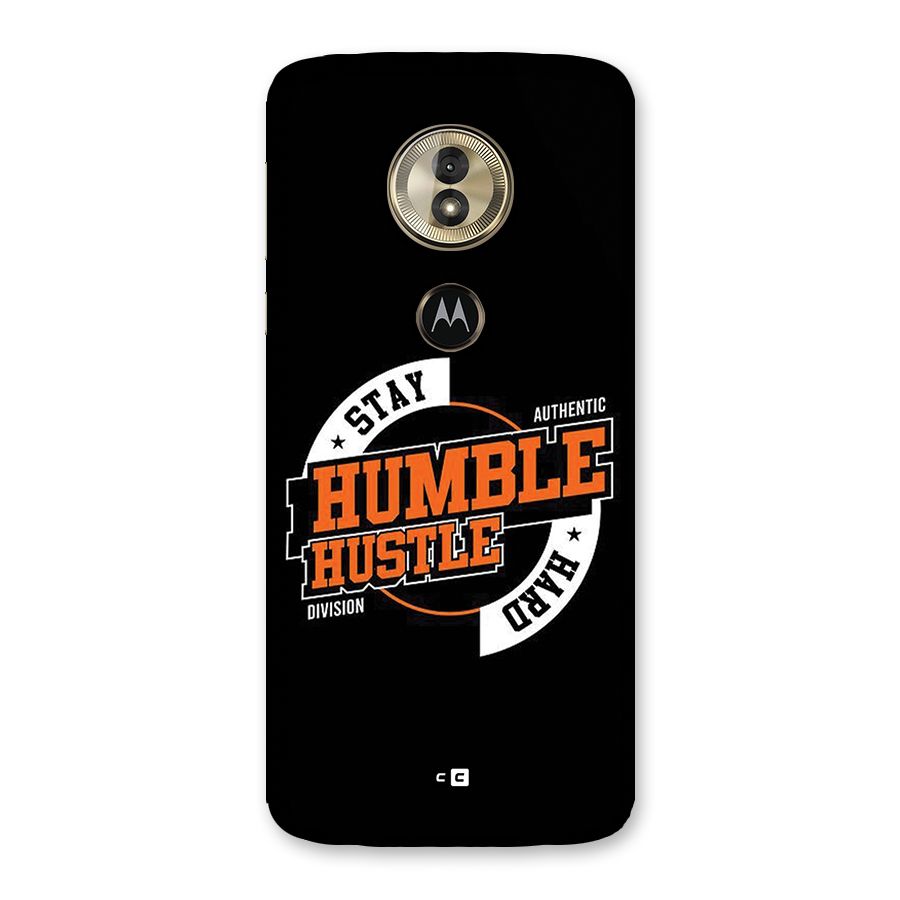 Humble Hustle Back Case for Moto G6 Play