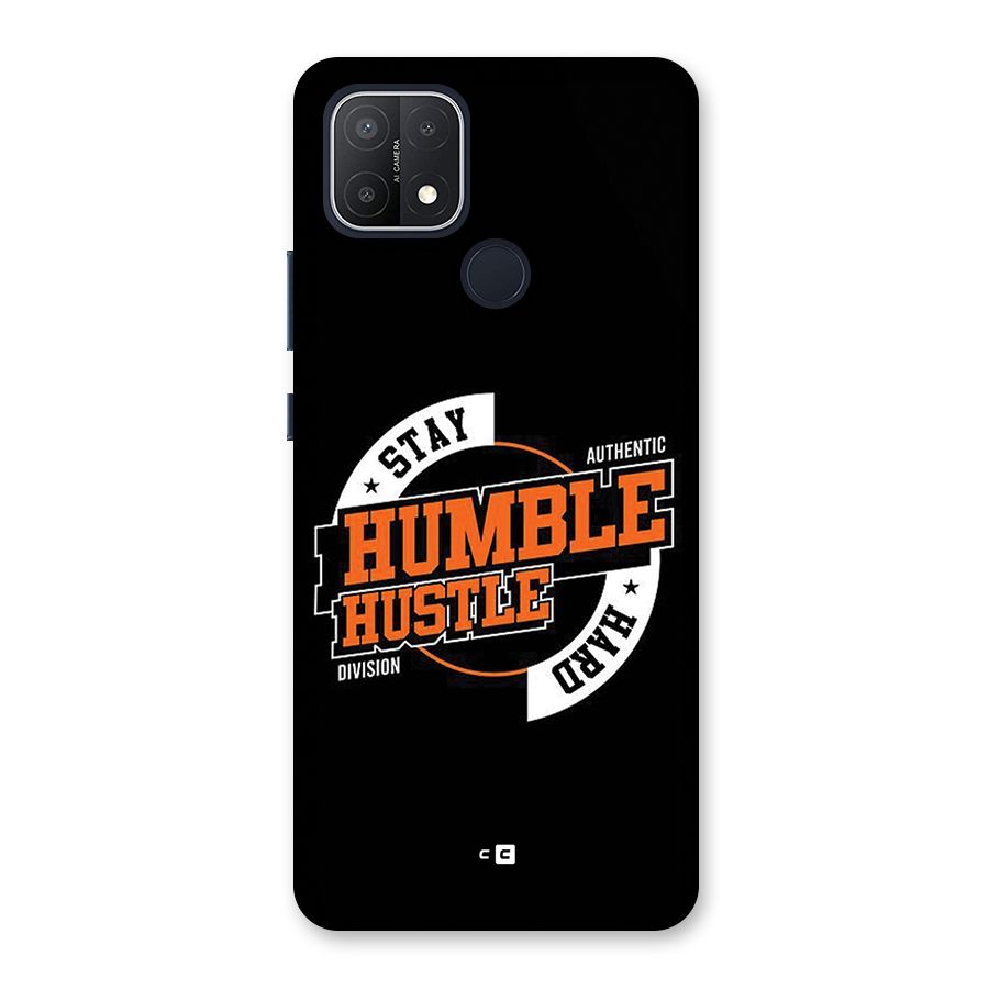 Humble Hustle Back Case for Oppo A15