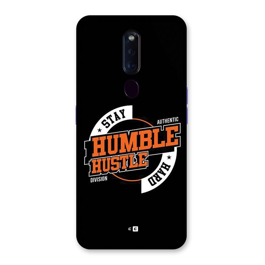 Humble Hustle Back Case for Oppo F11 Pro