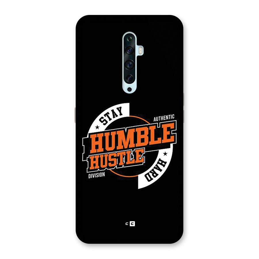 Humble Hustle Back Case for Oppo Reno2 Z