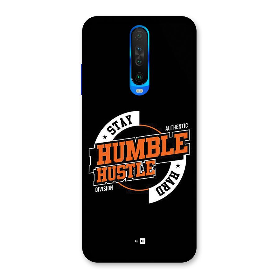 Humble Hustle Back Case for Poco X2