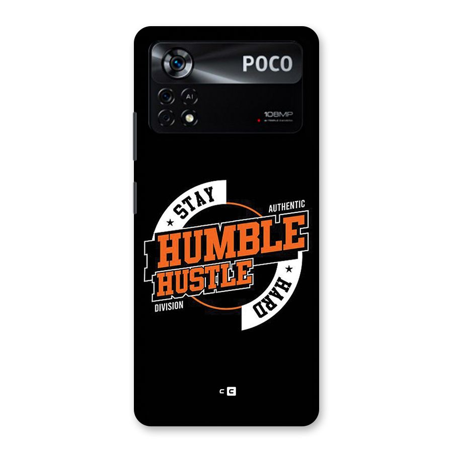 Humble Hustle Back Case for Poco X4 Pro 5G
