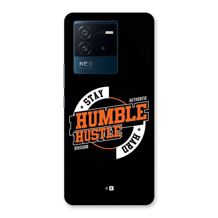 Humble Hustle Back Case for Vivo iQOO Neo 6 5G