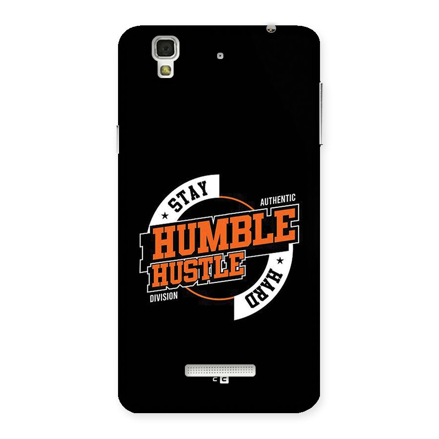 Humble Hustle Back Case for YU Yureka Plus