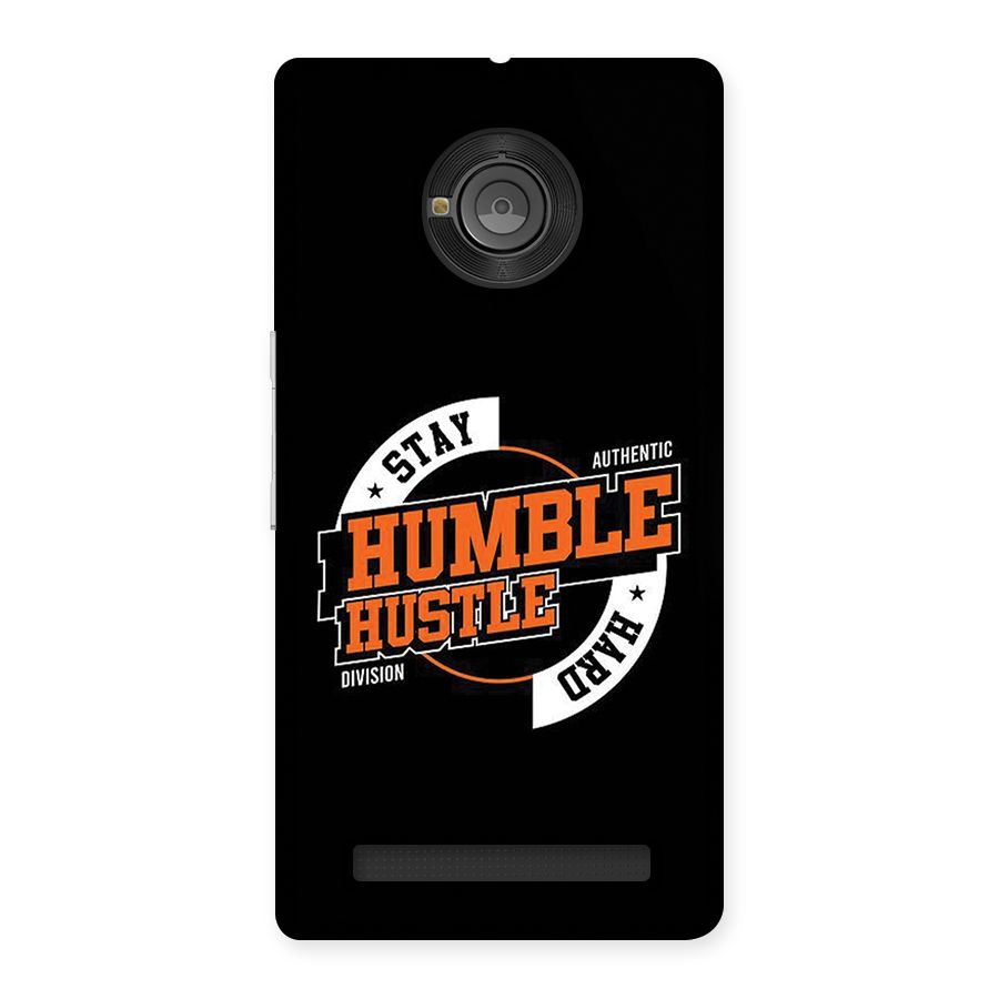 Humble Hustle Back Case for Yuphoria
