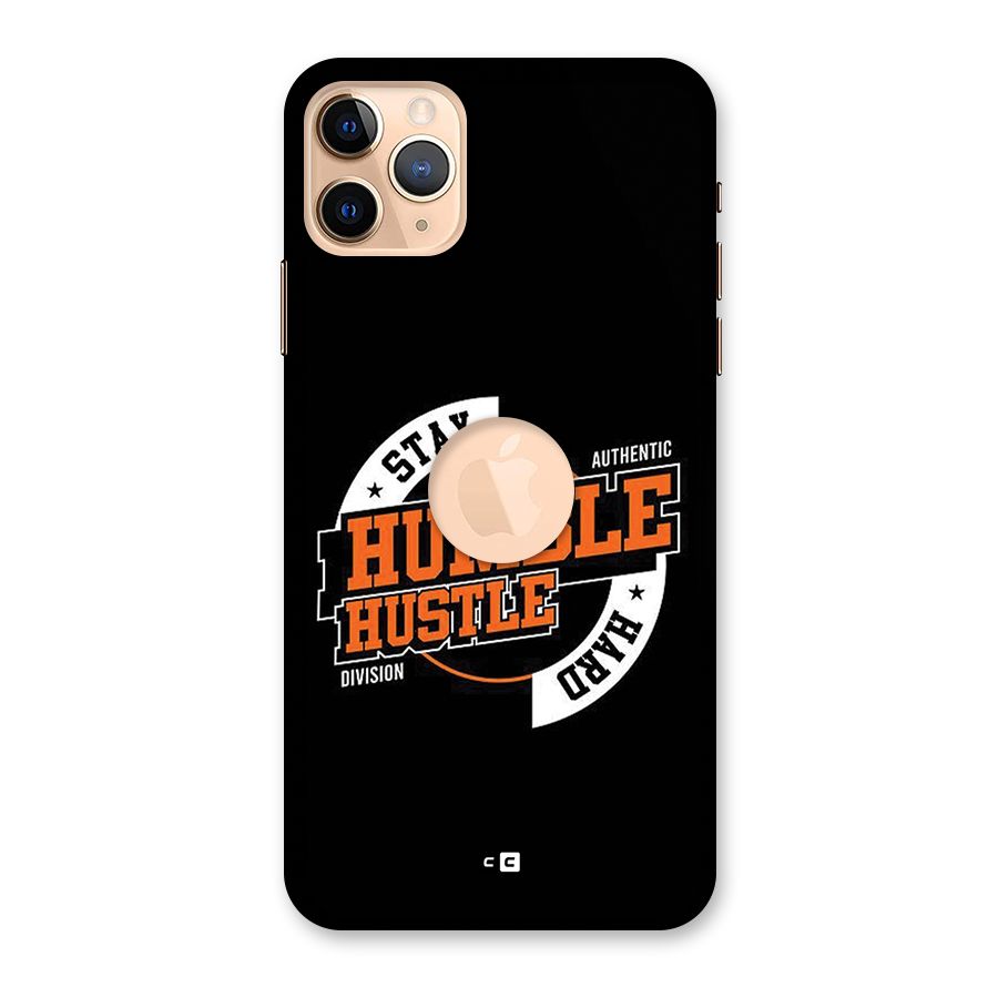 Humble Hustle Back Case for iPhone 11 Pro Max Logo Cut