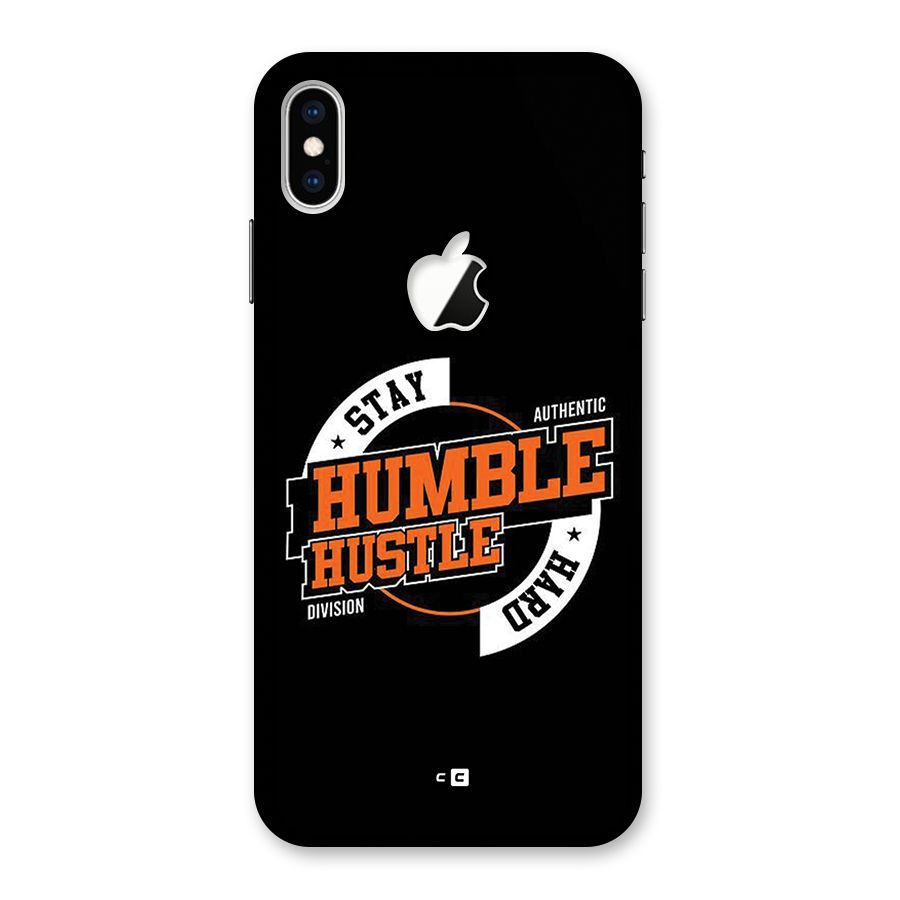 Humble Hustle Back Case for iPhone XS Max Apple Cut