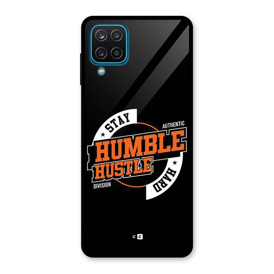 Humble Hustle Glass Back Case for Galaxy A12