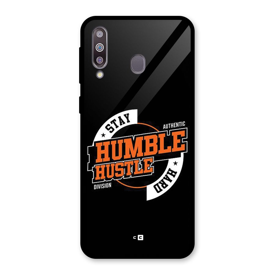 Humble Hustle Glass Back Case for Galaxy M30