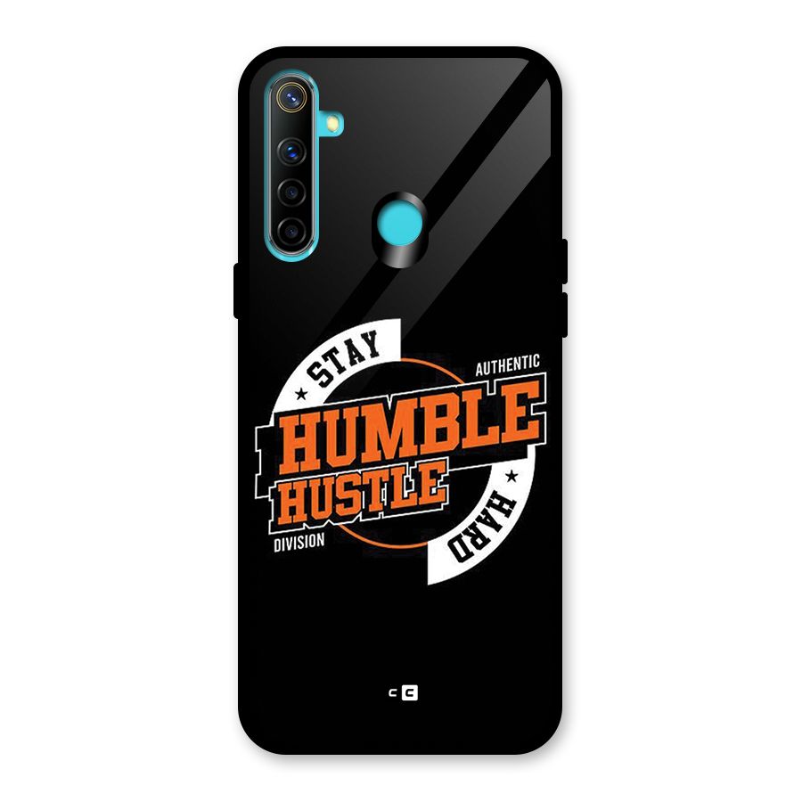 Humble Hustle Glass Back Case for Realme 5i
