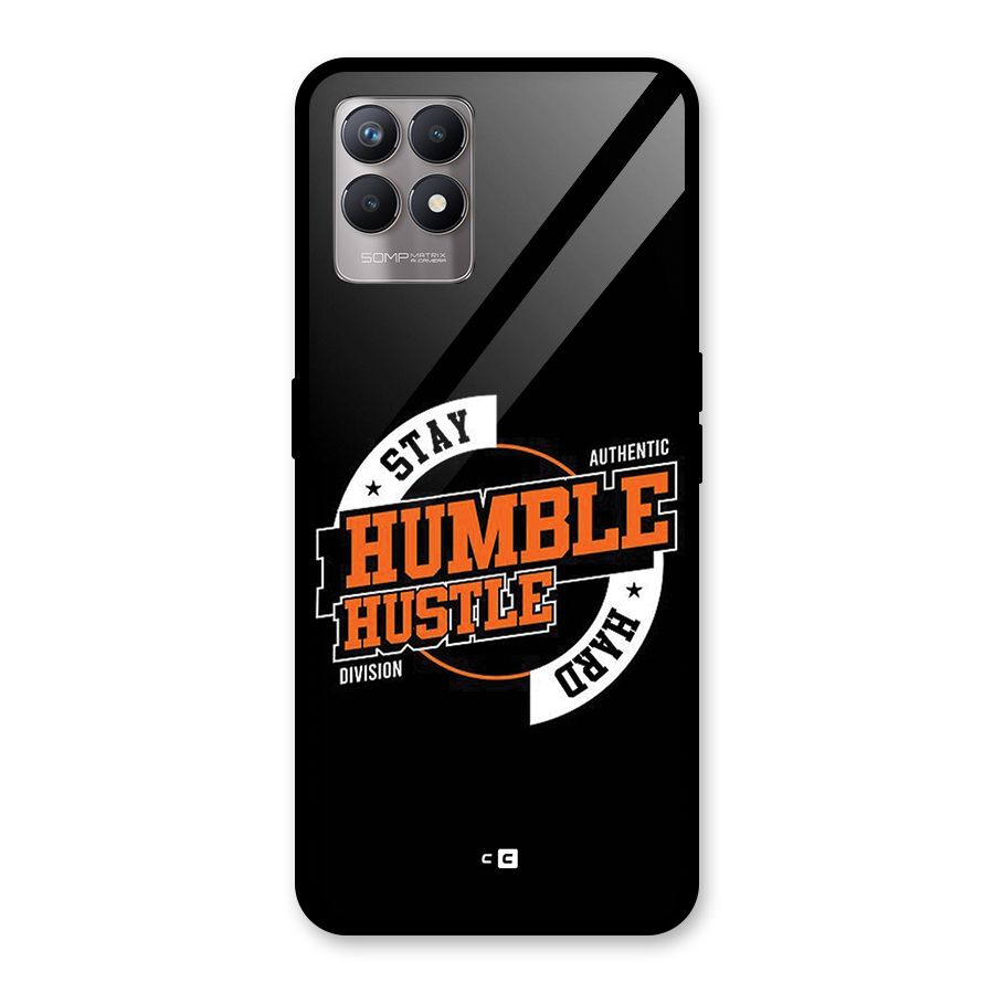 Humble Hustle Glass Back Case for Realme 8i
