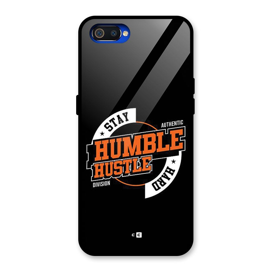 Humble Hustle Glass Back Case for Realme C2