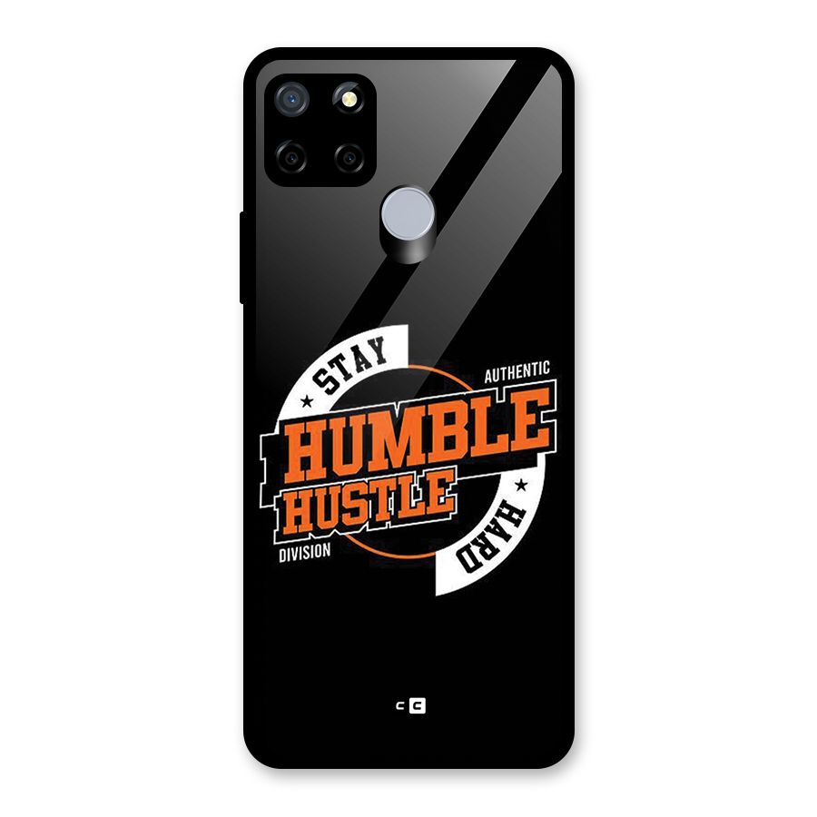 Humble Hustle Glass Back Case for Realme Narzo 20