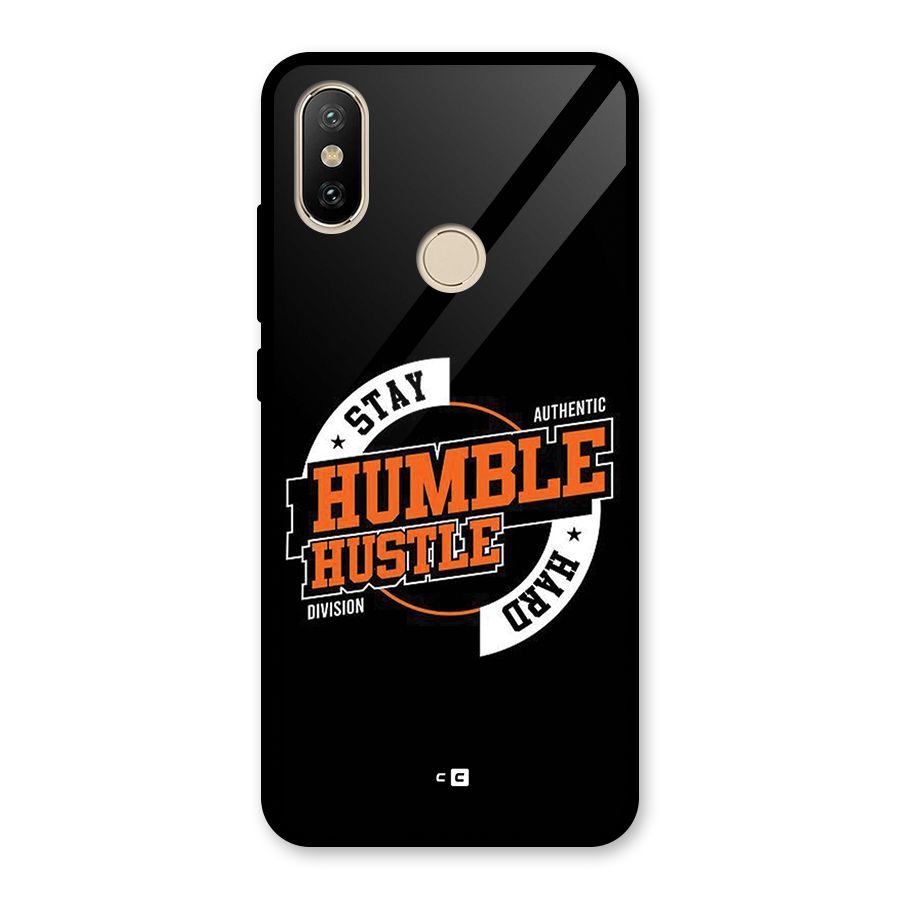 Humble Hustle Glass Back Case for Redmi A2