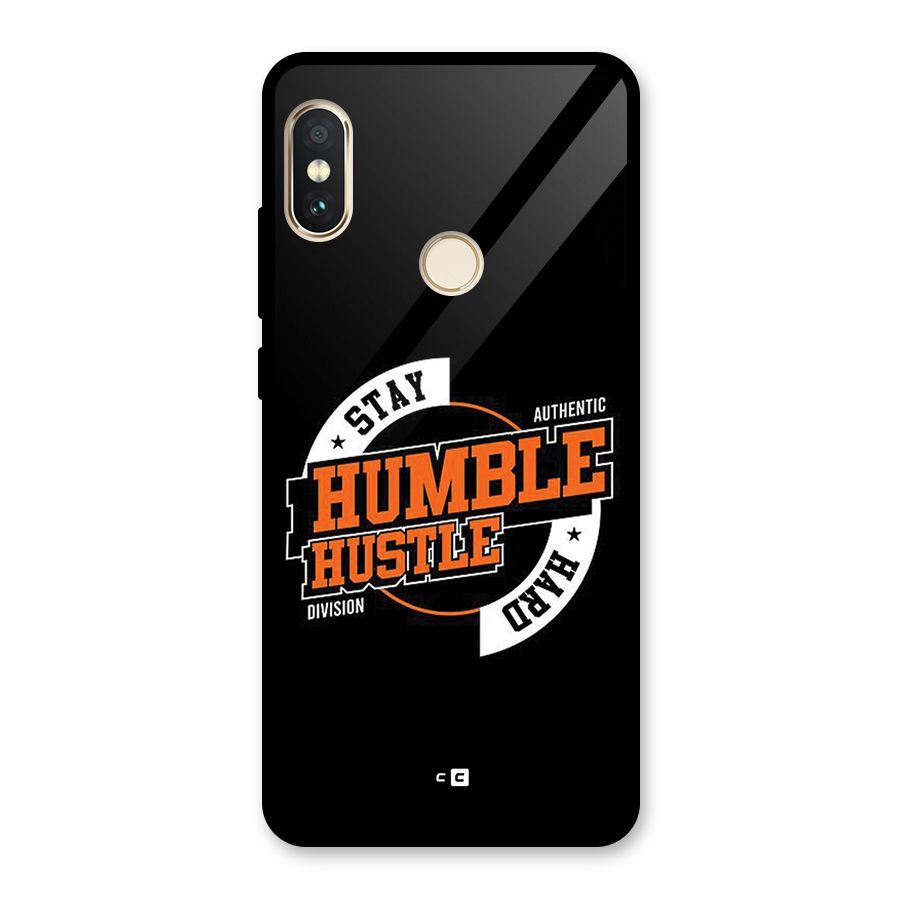 Humble Hustle Glass Back Case for Redmi Note 5 Pro