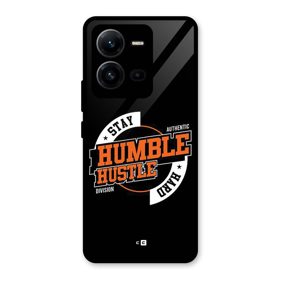 Humble Hustle Glass Back Case for Vivo V25