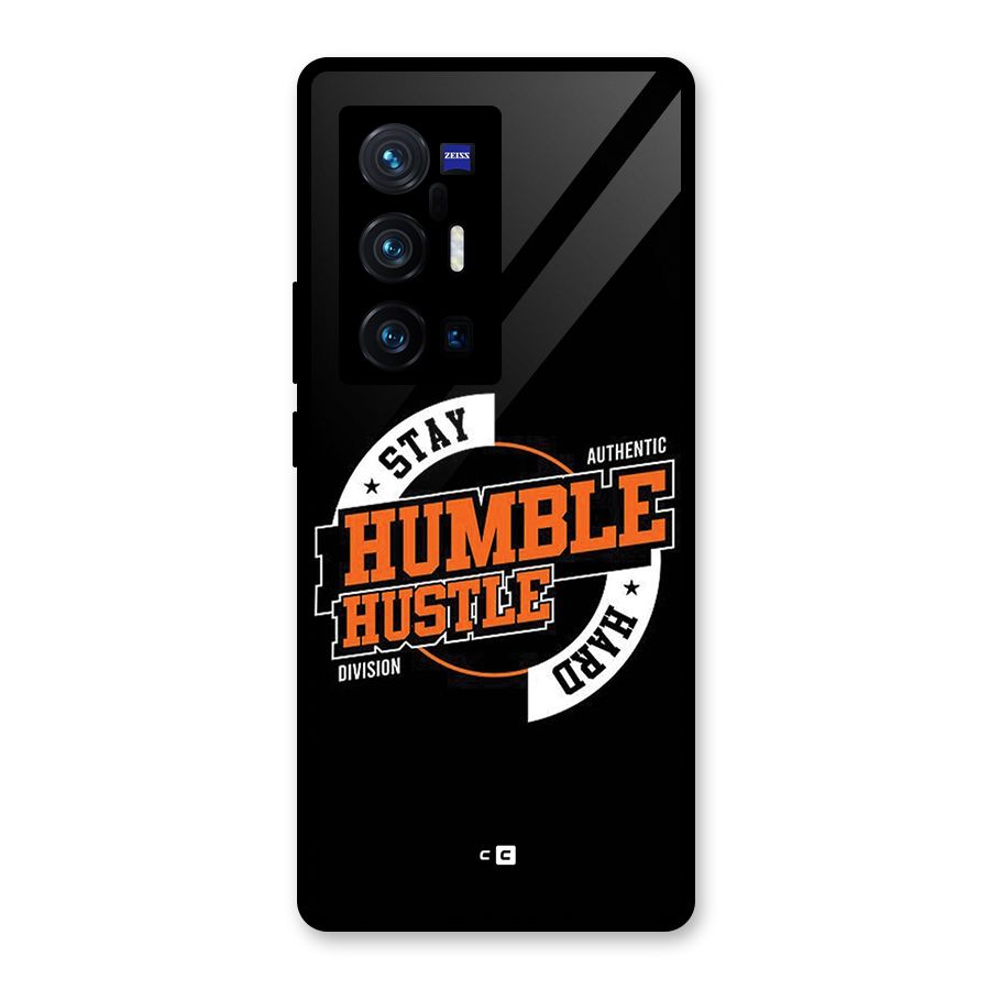 Humble Hustle Glass Back Case for Vivo X70 Pro Plus