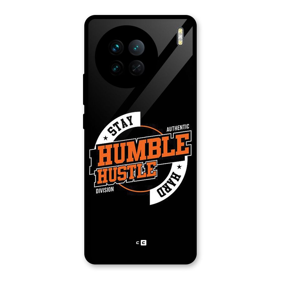 Humble Hustle Glass Back Case for Vivo X90