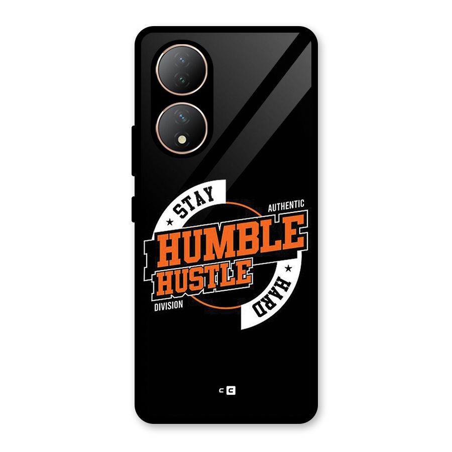 Humble Hustle Glass Back Case for Vivo Y100A