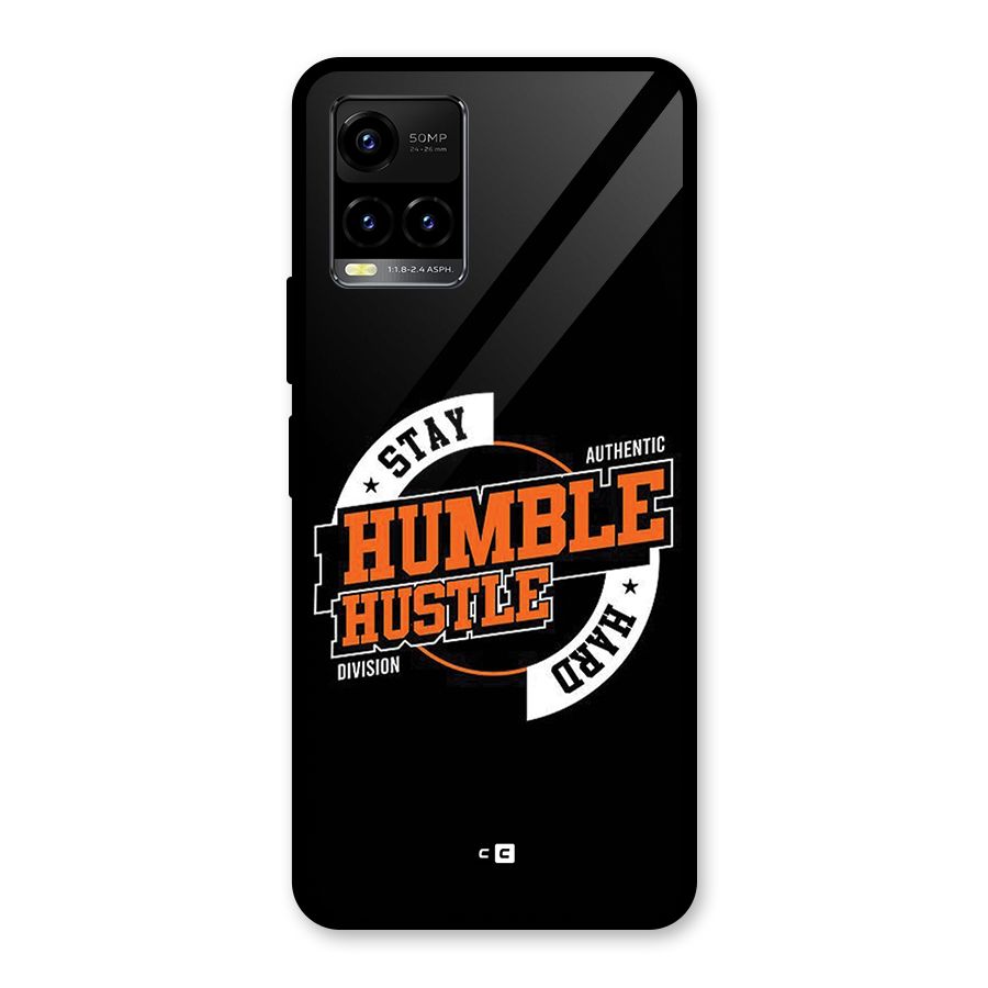Humble Hustle Glass Back Case for Vivo Y21T