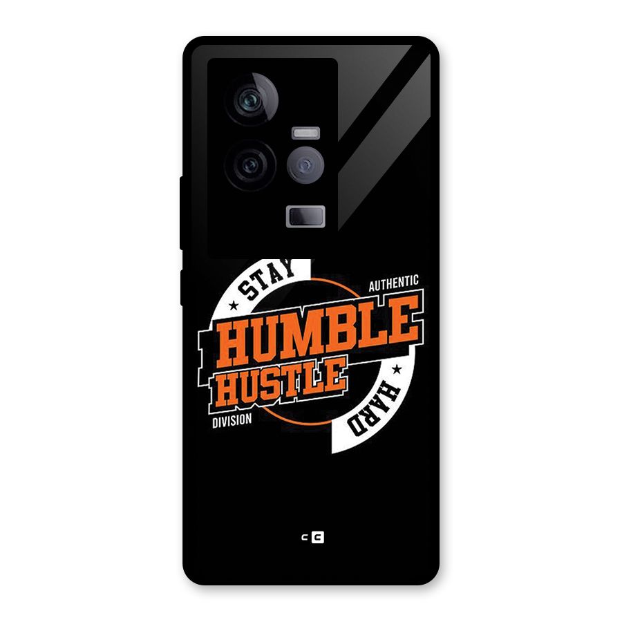 Humble Hustle Glass Back Case for Vivo iQOO 11 5G