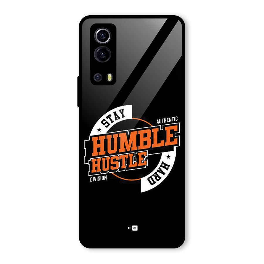 Humble Hustle Glass Back Case for Vivo iQOO Z3