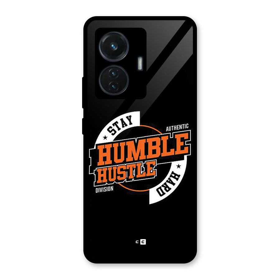 Humble Hustle Glass Back Case for iQOO Z6 44W