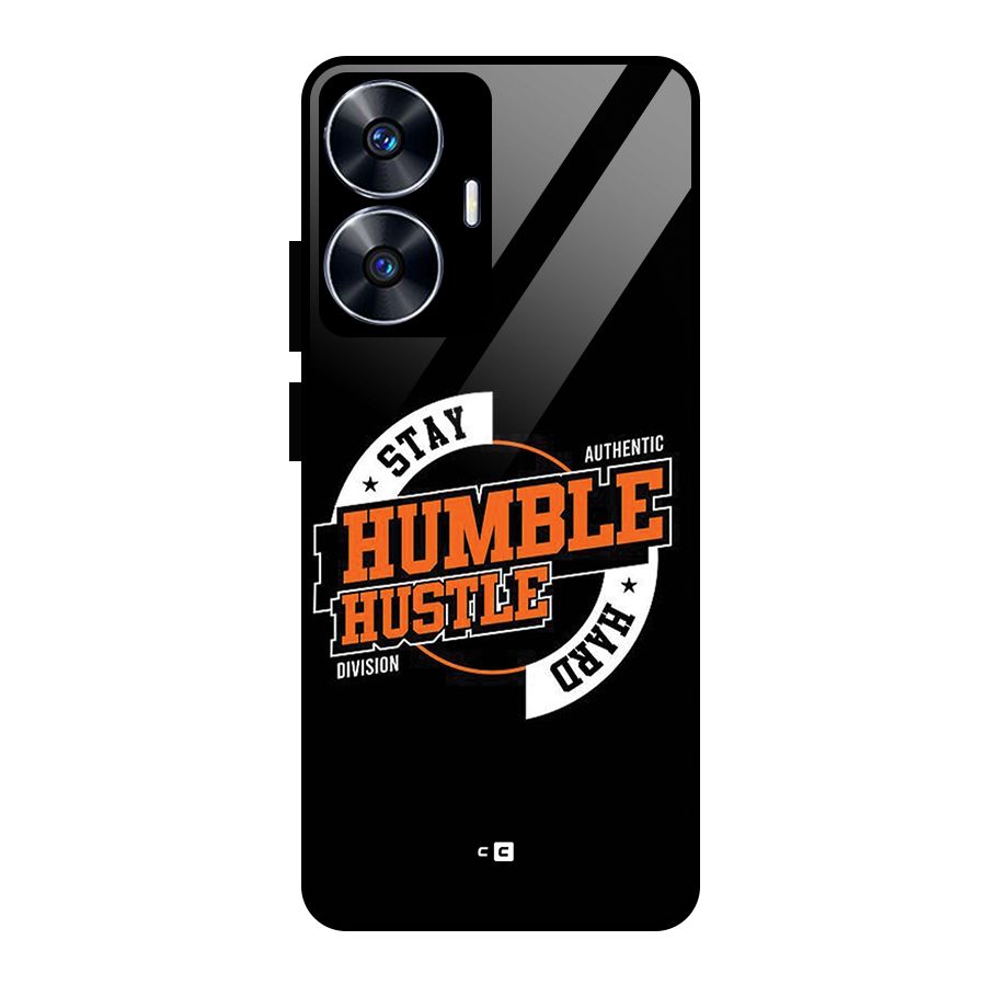 Humble Hustle Glass Back Case for realme C55