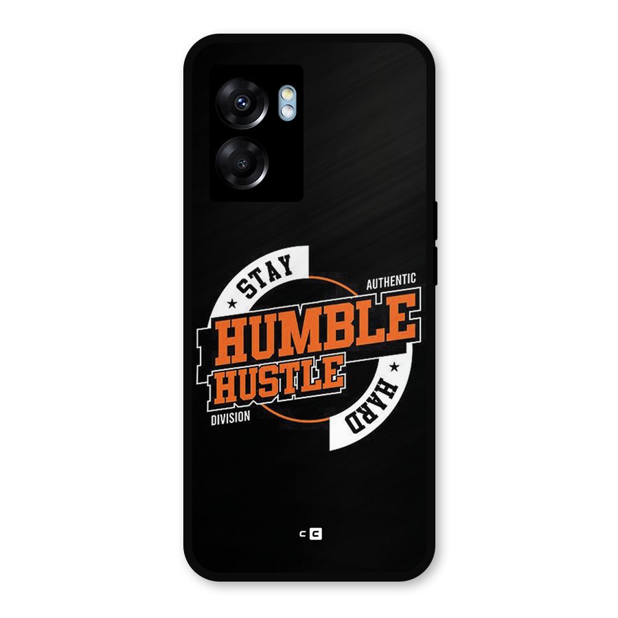 Humble Hustle Metal Back Case for Realme Narzo 50 5G