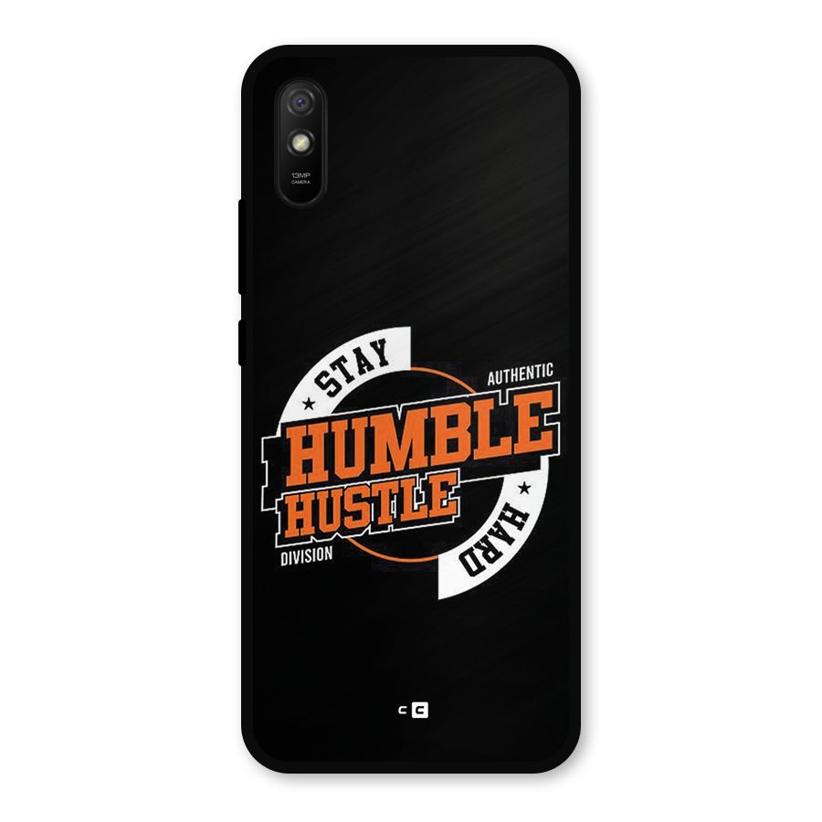 Humble Hustle Metal Back Case for Redmi 9a