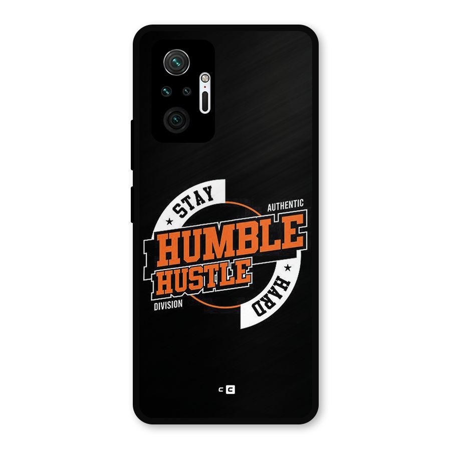 Humble Hustle Metal Back Case for Redmi Note 10 Pro Max