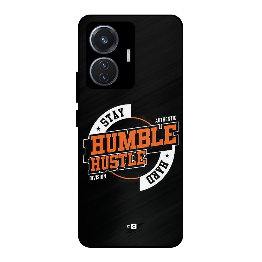 Humble Hustle Metal Back Case for iQOO Z6 44W