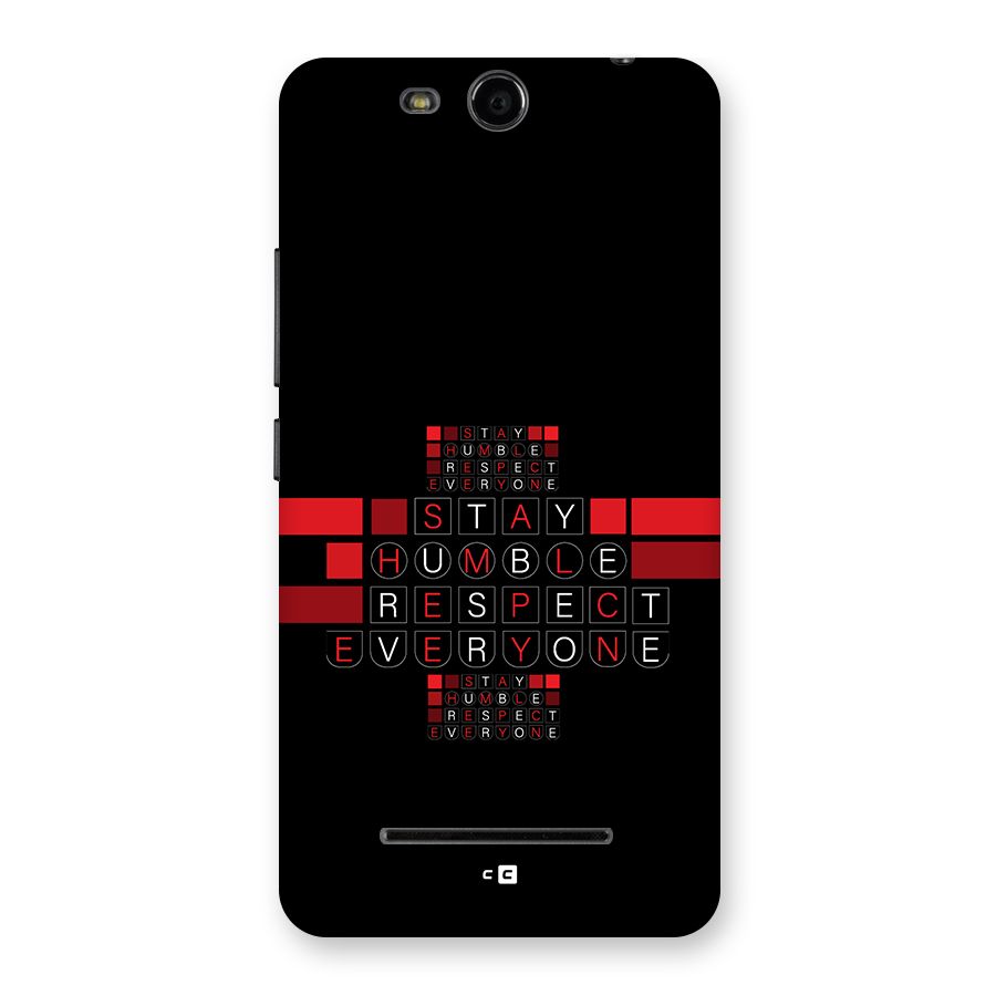 Humble Respect Back Case for Canvas Juice 3 Q392