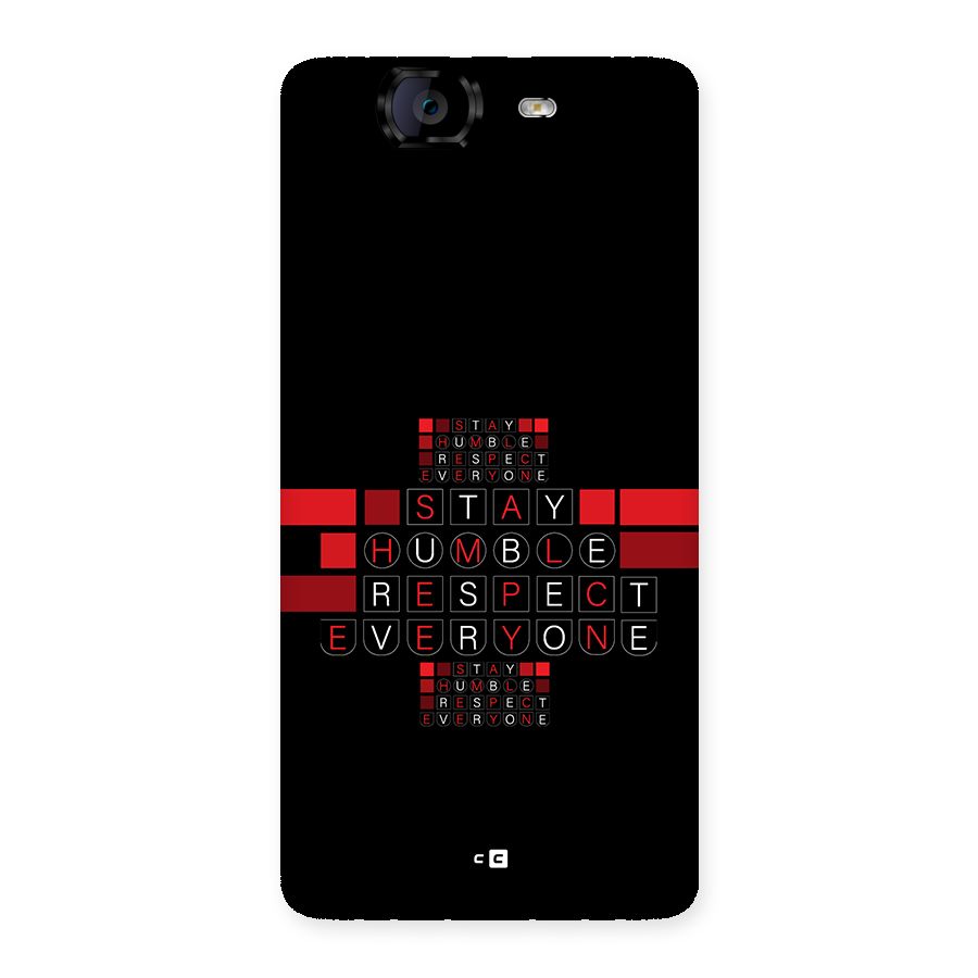 Humble Respect Back Case for Canvas Knight A350