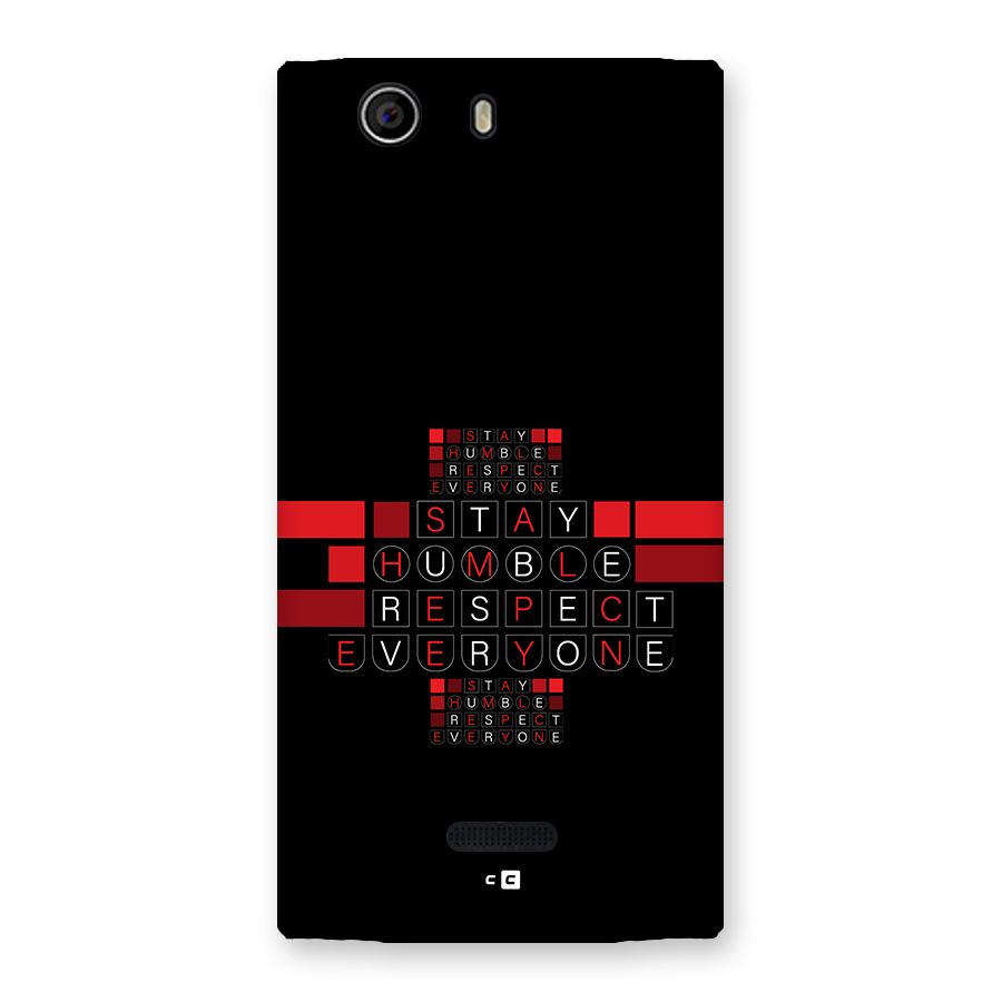 Humble Respect Back Case for Canvas Nitro 2 E311