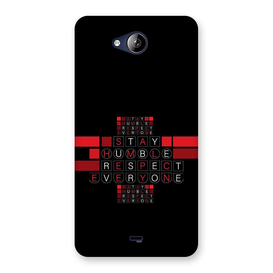 Humble Respect Back Case for Canvas Play Q355