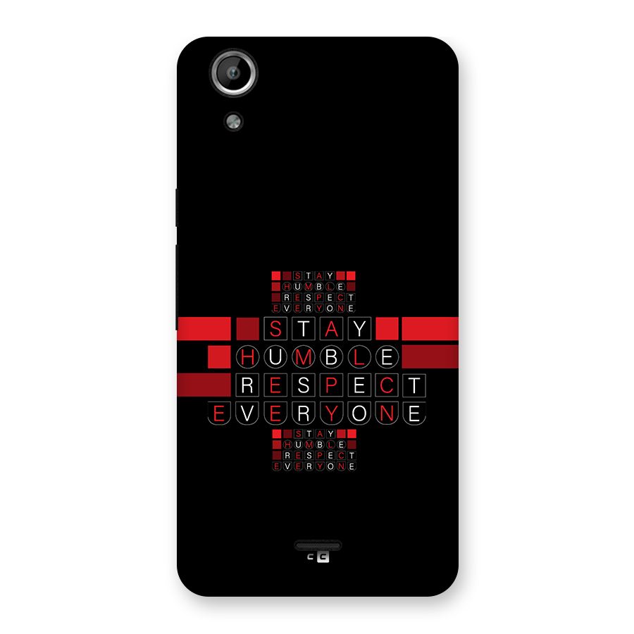 Humble Respect Back Case for Canvas Selfie Lens Q345