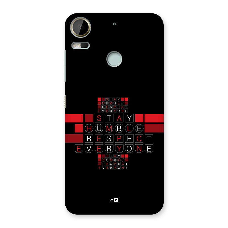 Humble Respect Back Case for Desire 10 Pro