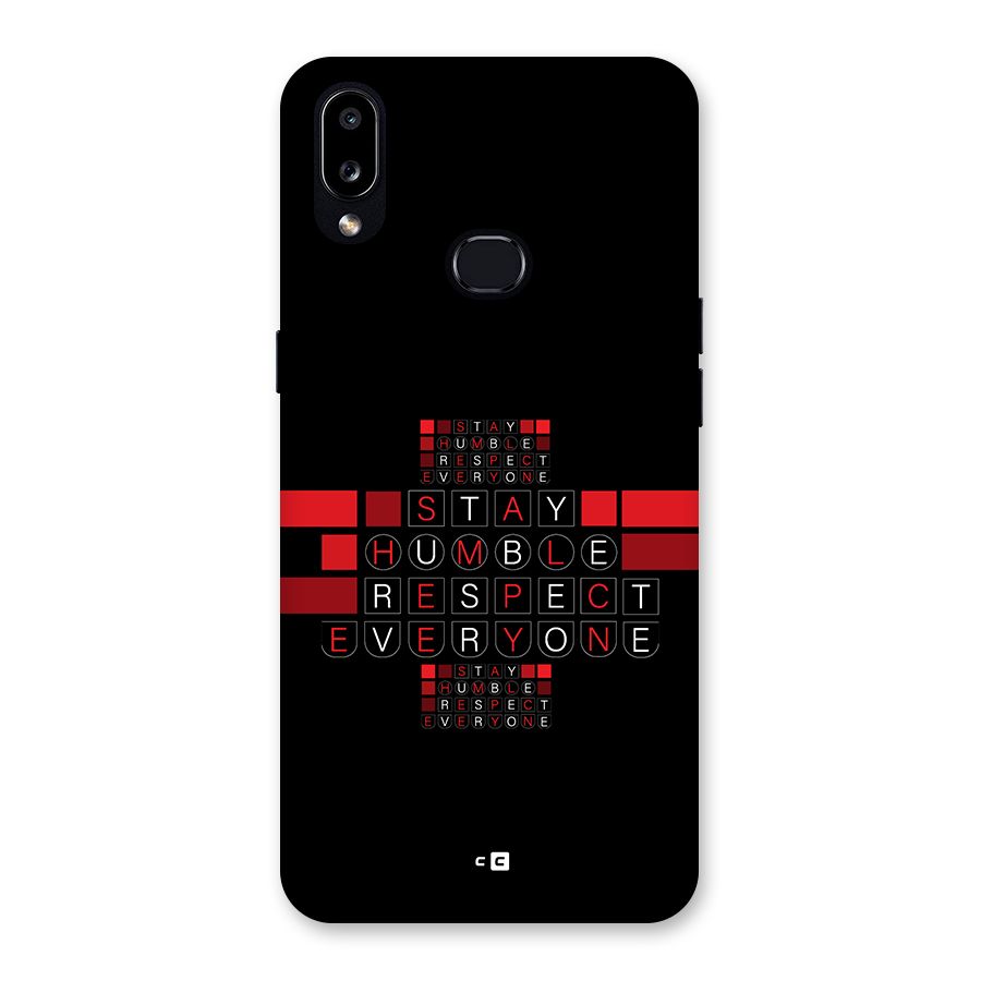 Humble Respect Back Case for Galaxy A10s