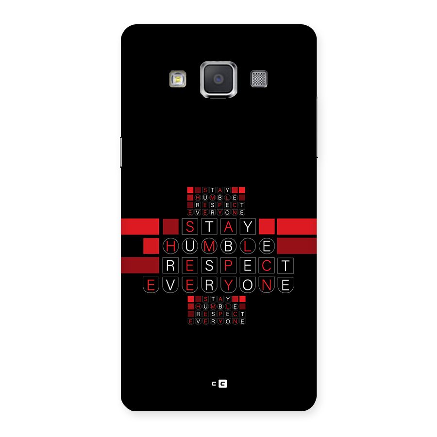 Humble Respect Back Case for Galaxy Grand Max