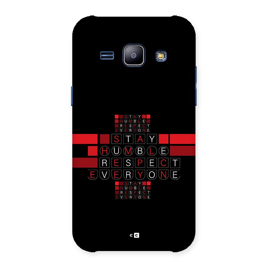 Humble Respect Back Case for Galaxy J1