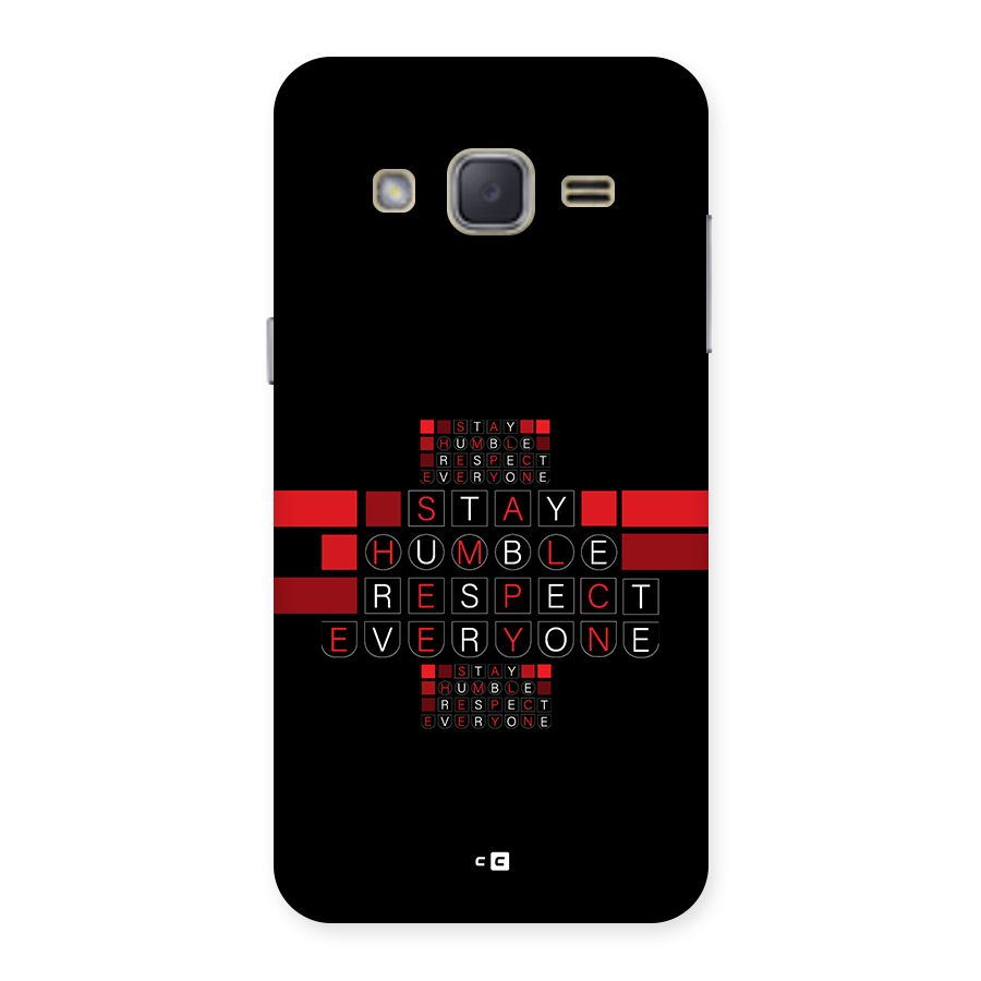 Humble Respect Back Case for Galaxy J2