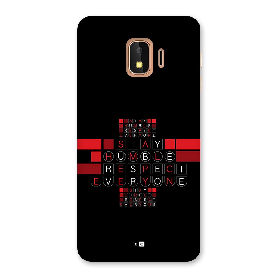 Humble Respect Back Case for Galaxy J2 Core