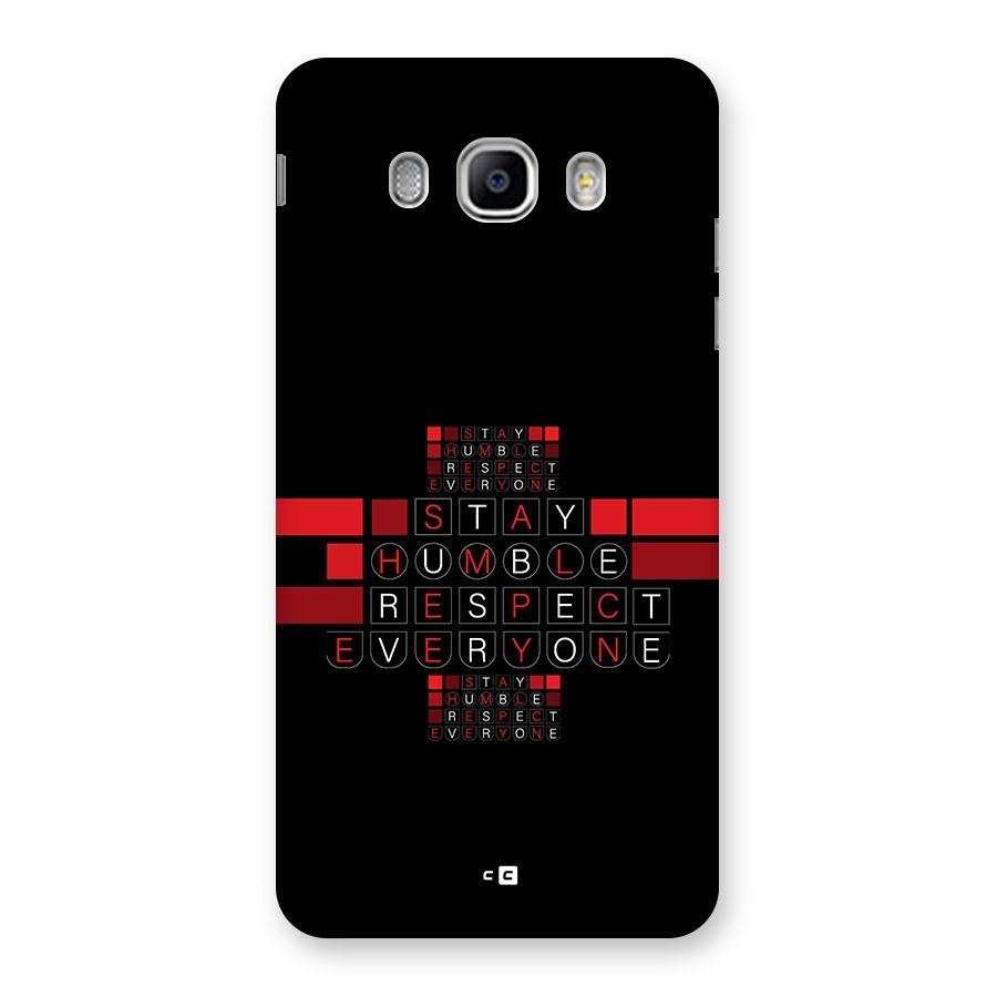 Humble Respect Back Case for Galaxy J5 2016