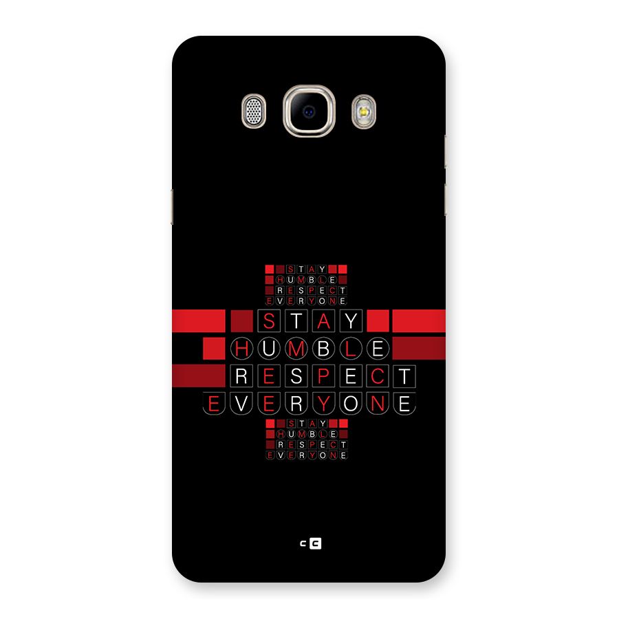 Humble Respect Back Case for Galaxy J7 2016
