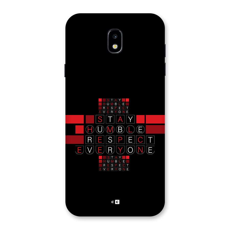 Humble Respect Back Case for Galaxy J7 Pro