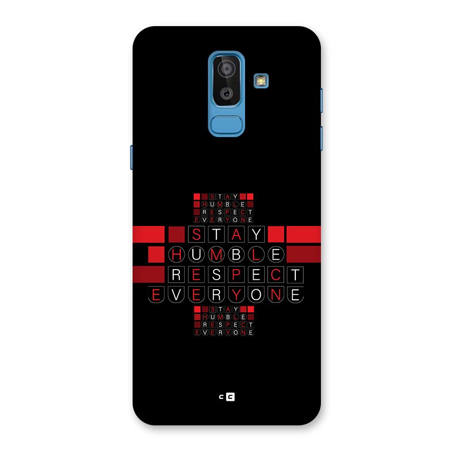 Humble Respect Back Case for Galaxy J8